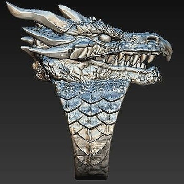 Dragon Head Ring - Dragon Treasures