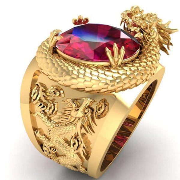 Dragon Heart Protector Ring - Dragon Treasures