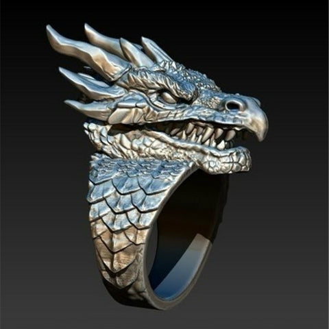 Dragon Head Ring - Dragon Treasures