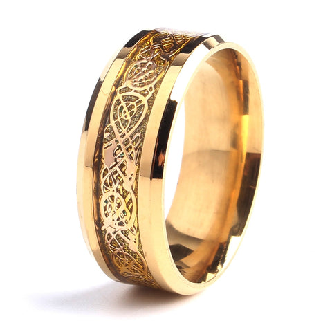 Gold Dragon Ring - Dragon Treasures