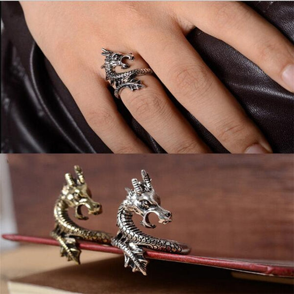 Chinese Dragon Ring - Dragon Treasures