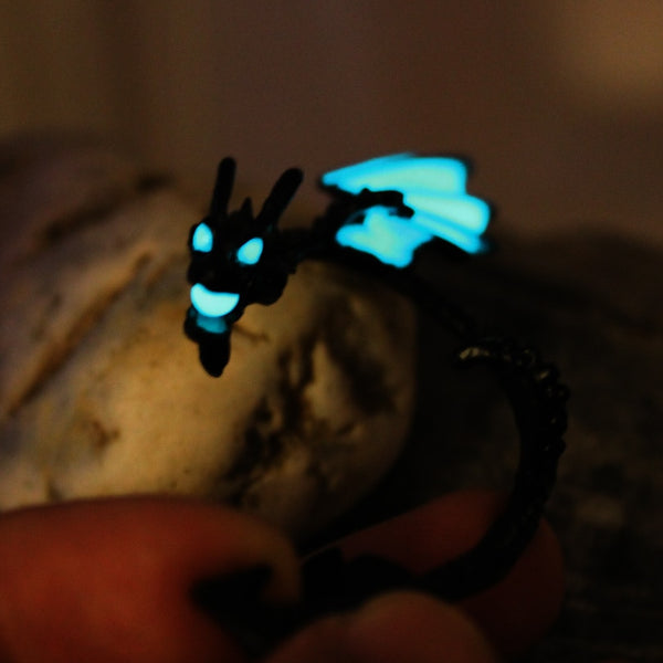 Glow In The Dark Dragon Ear Clip - Dragon Treasures